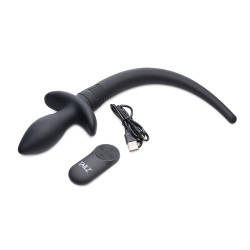 Tailz Plug Queue de chien vibrante Waggerz 9 x 3.8cm - Queue 25cm